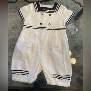 Sarah Louise Sailor Boys Romper